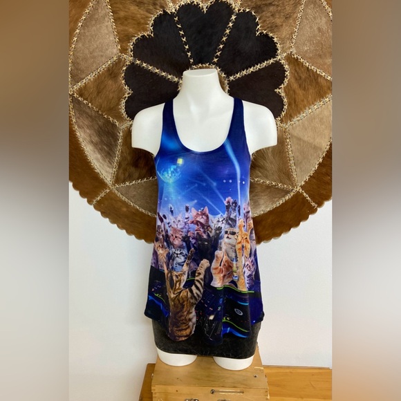 Kitty Cat Rave Tank Top - Picture 4 of 5